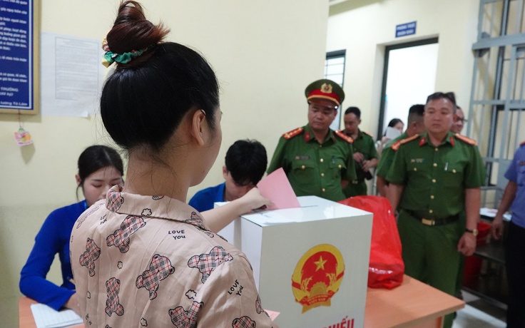 TP.HCM: Phường Xuân Hòa tổ chức bỏ phiếu bầu cử trong trại tạm giam