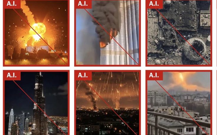 AI trở thành vũ khí thao túng thông tin trong xung đột Trung Đông