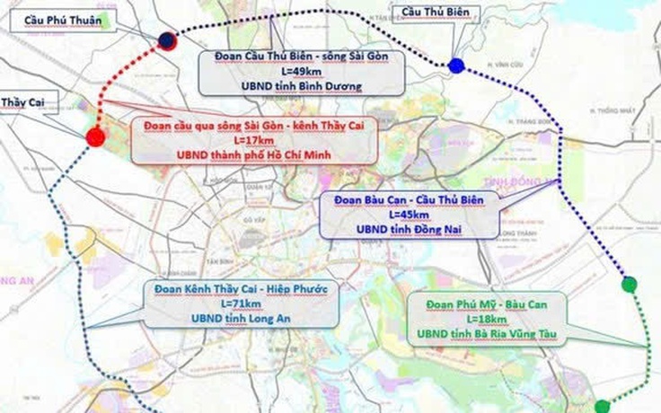 Đường Vành đai 4 TP.HCM: Đồng Nai phấn đấu khởi công trong tháng 6