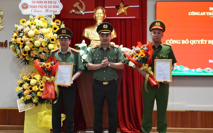Công an TP.HCM có 2 thủ trưởng cơ quan điều tra mới