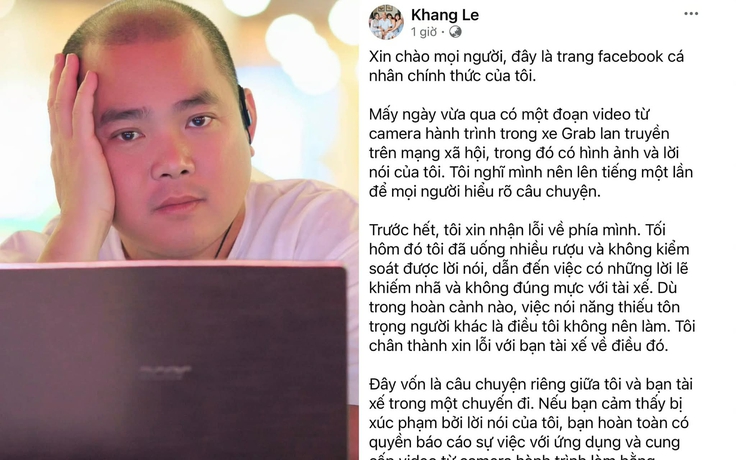 Vụ nhạc sĩ Minh Khang: Tài xế Grab nói gì về việc không xóa video?