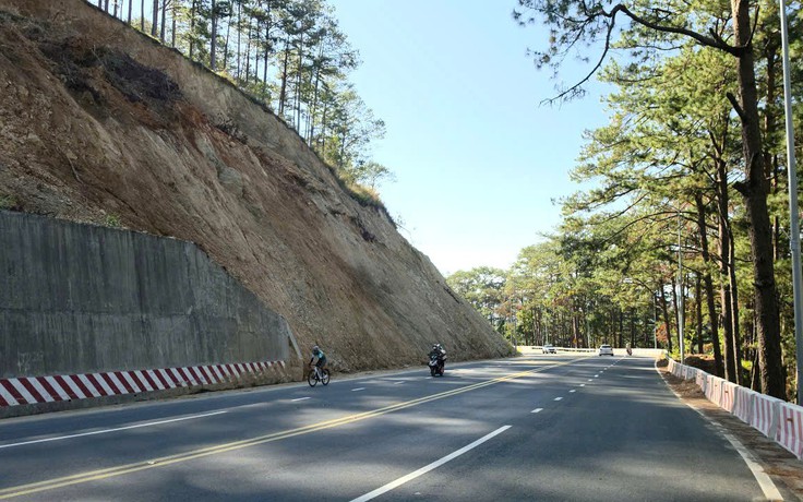 Đèo Prenn lên Đà Lạt vẫn tiềm ẩn nguy cơ sạt lở