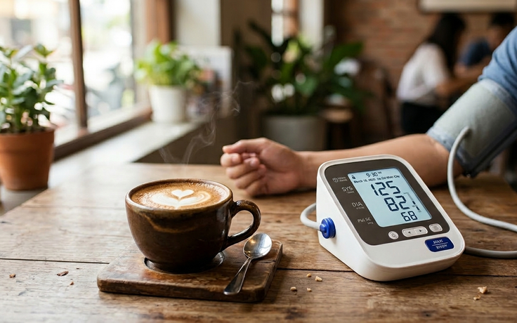 Uống cà phê buổi sáng có làm tăng huyết áp?