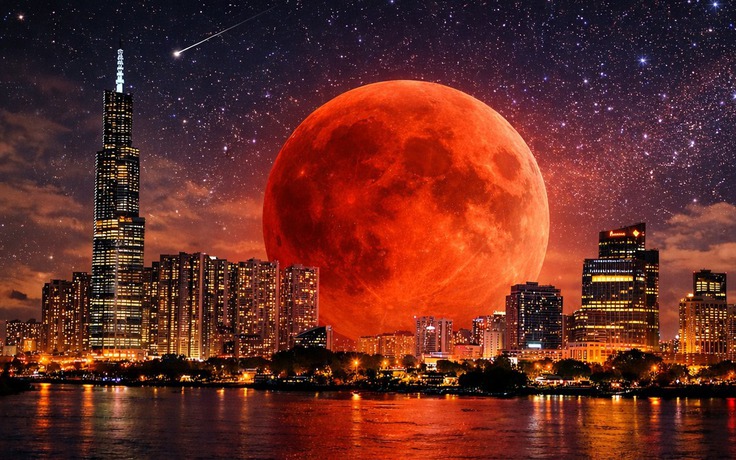 Tối nay người dân TP.HCM xem trăng máu ở đâu? Nơi nào thấy nguyệt thực sớm nhất?