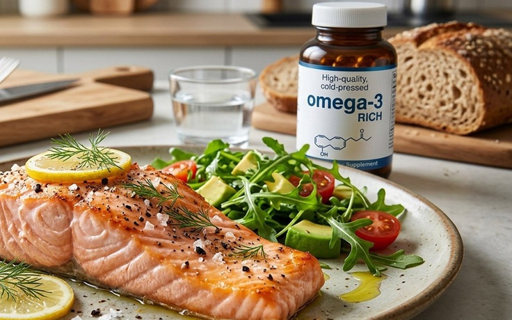 Omega-3 trong cá hồi có lợi gì cho huyết áp?