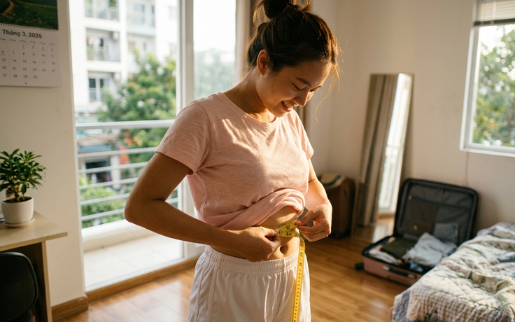 Vòng bụng bao nhiêu cm thì bắt đầu cần giảm cân?