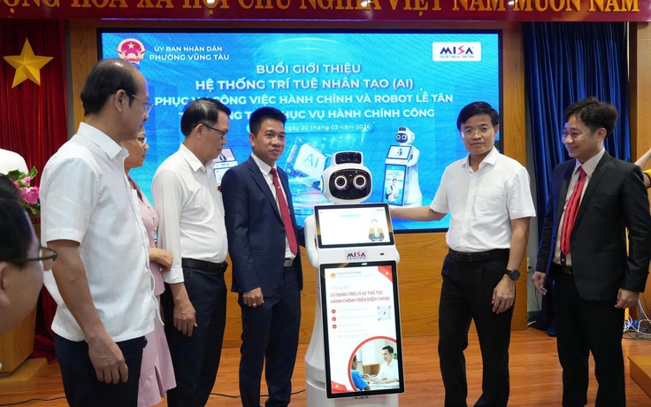 Rô bốt lễ tân phục vụ hành chính công ở phường Vũng Tàu có gì đặc biệt?