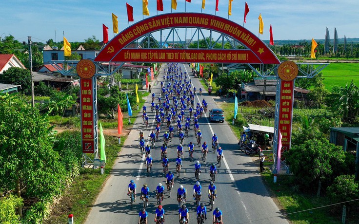 Ngày hội đạp xe Vì hòa bình trở lại Quảng Trị vào tháng 4