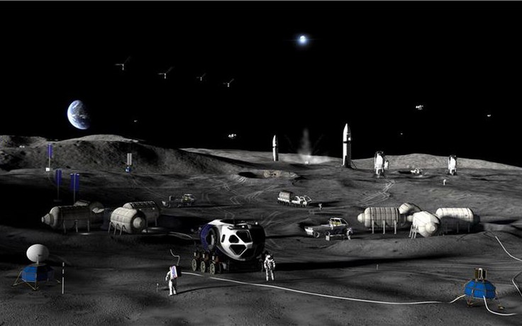 NASA bất ngờ công bố kế hoạch xây căn cứ 20 tỉ USD trên mặt trăng