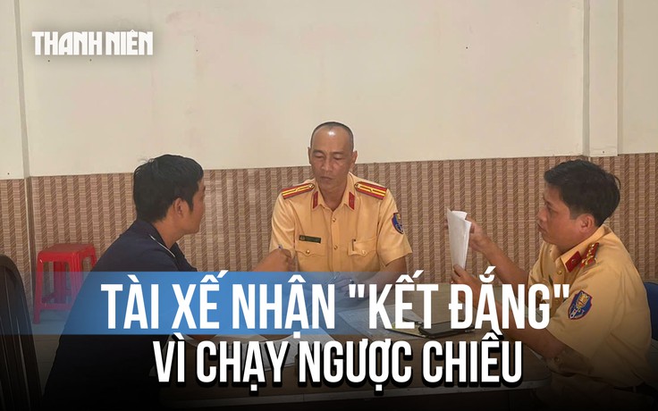 TP.HCM: Phạt kịch khung 20 triệu đồng tài xế xe khách chạy ngược chiều