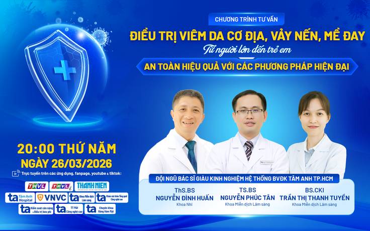 'Điều trị viêm da cơ địa, vảy nến, mề đay an toàn hiệu quả'