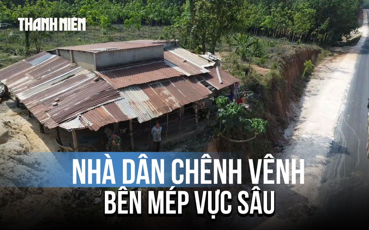 Đồng Nai kiểm tra thực tế vụ 'nhà dân chênh vênh bên mép vực sâu'