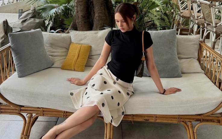 Điểm nhấn nhẹ nhàng từ họa tiết chấm bi duyên dáng