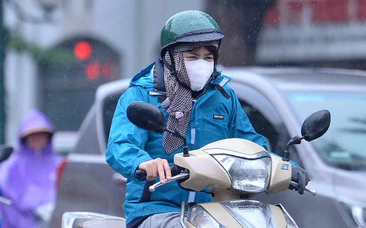 Không khí lạnh đang tràn xuống miền Bắc, vùng núi rét dưới 14 độ C