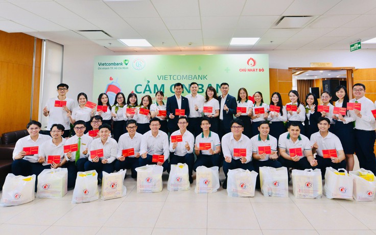 Vietcombank TP.HCM hiến tặng 222 đơn vị máu, lan tỏa tinh thần ‘Chủ Nhật Đỏ’