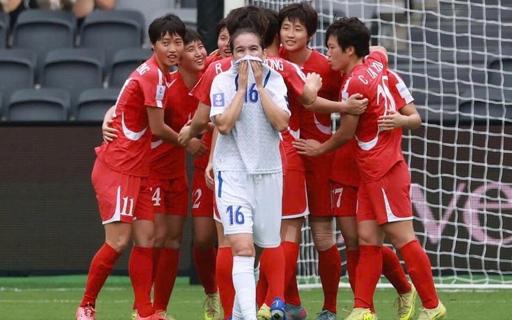 Tái xuất giải châu Á sau 16 năm, đội tuyển nữ Triều Tiên thắng đậm Uzbekistan: Áp đảo hoàn toàn