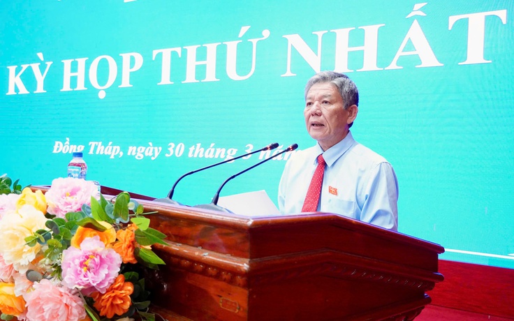 100% đại biểu bầu ông Ngô Chí Cường làm Chủ tịch HĐND tỉnh Đồng Tháp