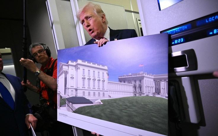 Thẩm phán Mỹ ra lệnh ngừng việc xây phòng khiêu vũ khổng lồ tại Nhà Trắng