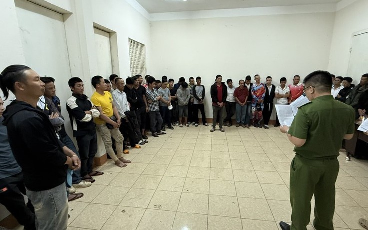 Tạm giữ 40 đối tượng đánh bạc núp bóng câu cá trao thưởng