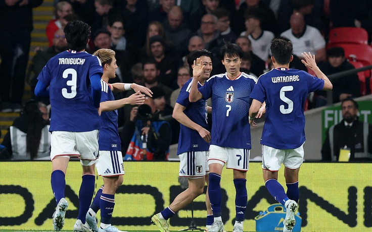 Nhật Bản trở thành đội bóng châu Á đầu tiên đánh bại đội tuyển Anh