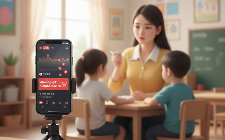 Giáo viên mang trẻ làm 'content' TikTok: Ranh giới của an toàn và phản cảm