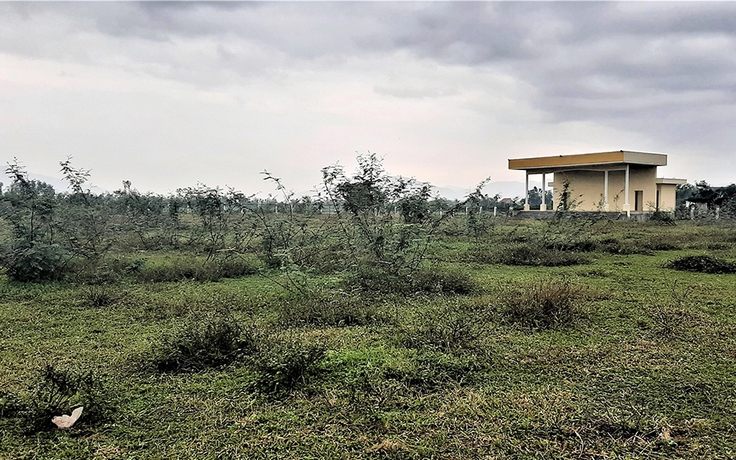 Sân vận động thi công dang dở rồi bỏ hoang