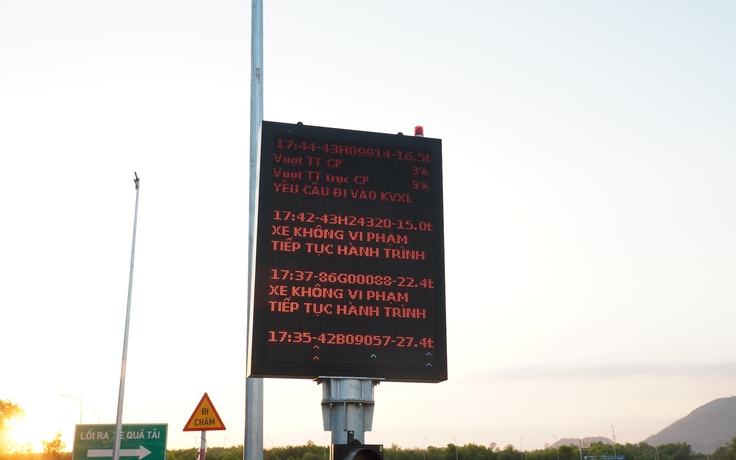 Xe quá tải trọng chạy vào cao tốc bị phạt bao nhiêu?