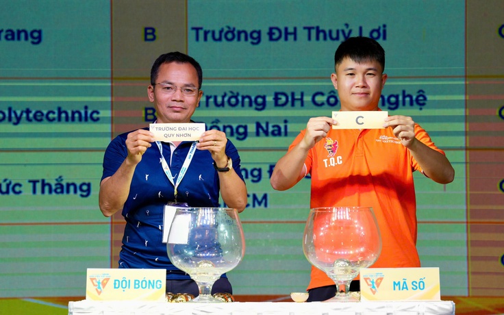 Kết quả bốc thăm và xếp lịch thi đấu vòng chung kết TNSV THACO cup 2026