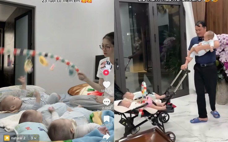 Con gái sinh con đầu lòng, 2 tháng sau mẹ sinh đôi