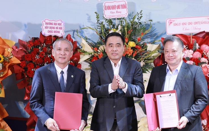 Trường ĐH Thủy lợi nhận cơ sở mới ở Hòa Lạc