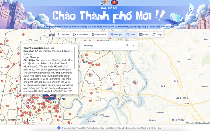 Đây là bản đồ số phường mới TP.HCM giúp bạn chắc chắn không lạc đường