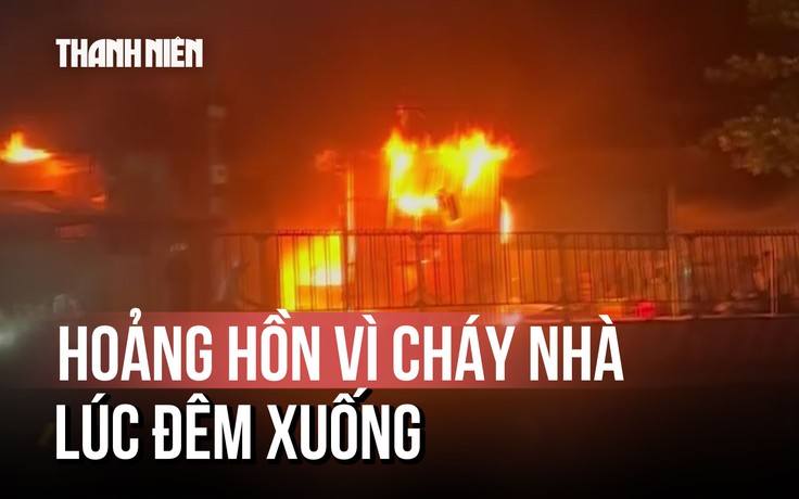 Cháy nhà ở TP.HCM, nhiều người kịp thoát thân