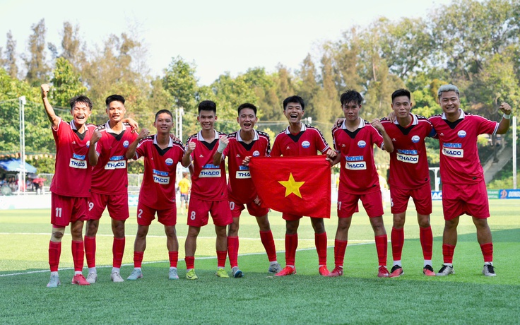 Trường ĐH Thủy lợi 3-0 Trường ĐH Svay Rieng: Phô bày sức mạnh