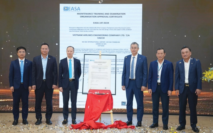 Việt Nam có tổ chức đào tạo bảo dưỡng tàu bay theo chuẩn châu Âu
