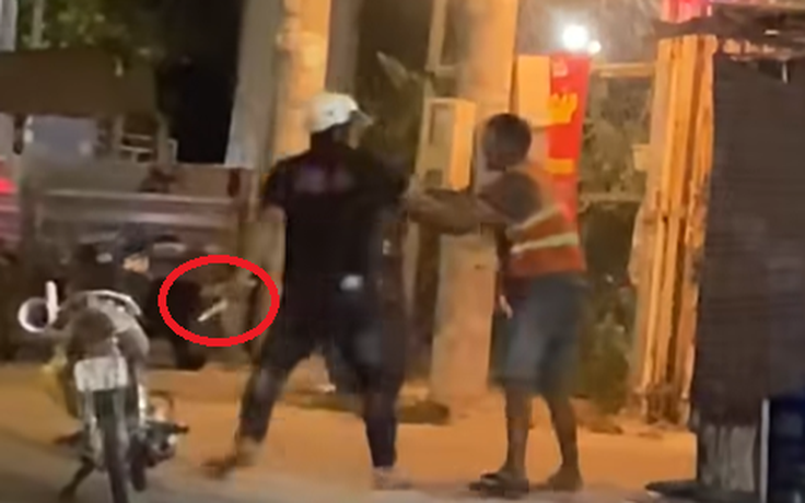 Công an xử lý nhóm người dùng hung khí ẩu đả trên đường Tăng Nhơn Phú, TP.HCM