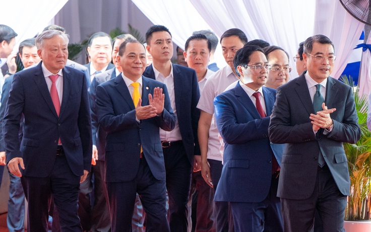 Thủ tướng bấm nút khởi công đường sắt tốc độ cao Hà Nội - Quảng Ninh