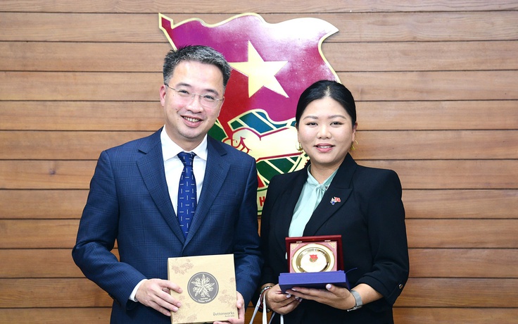 Anh Nguyễn Tường Lâm tiếp đoàn đại biểu Hội đồng Giao lưu chính trị Úc