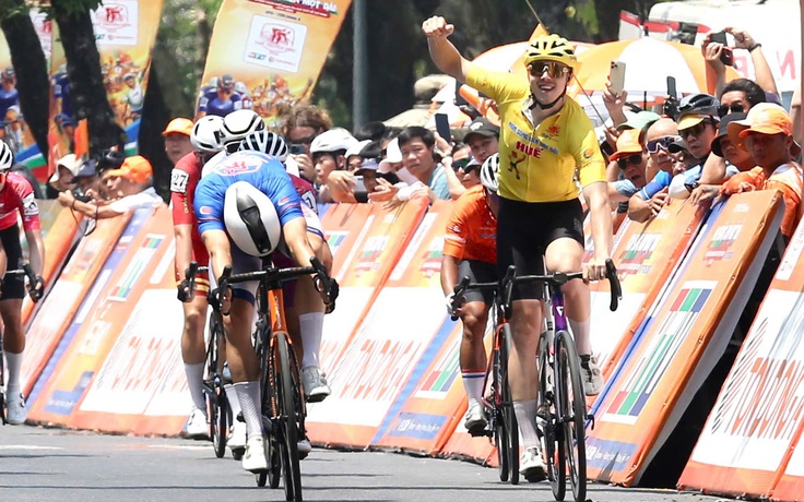 Tay đua người Belarus 'làm mưa làm gió' ở Cúp xe đạp truyền hình TP.HCM