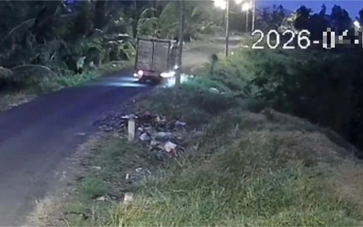 Xử phạt vứt rác bừa bãi qua camera giám sát tại xã Bình Chánh