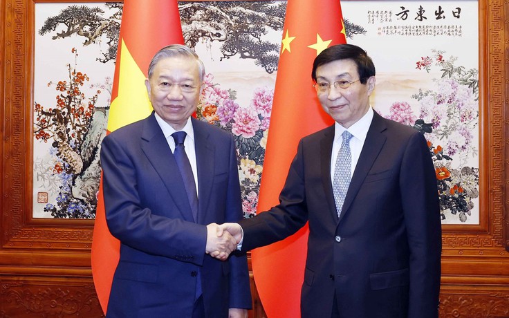 Tổng Bí thư, Chủ tịch nước Tô Lâm hội kiến Chủ tịch Chính hiệp Trung Quốc