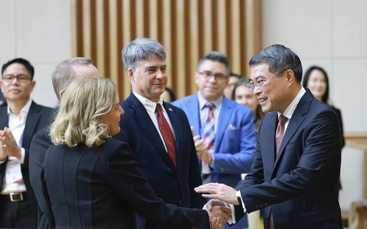 Thủ tướng Lê Minh Hưng làm việc với 52 doanh nghiệp hàng đầu Mỹ