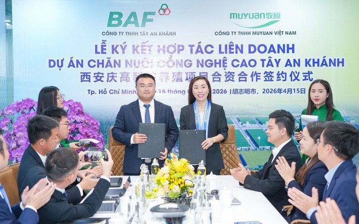 BAF liên doanh Muyuan vận hành trang trại công nghệ cao đầu tiên tại Tây Ninh