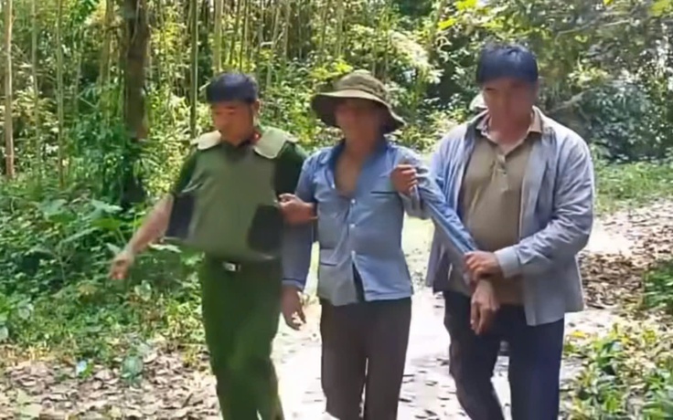 Khống chế người đàn ông gây thương tích rồi cố thủ trong hang đá