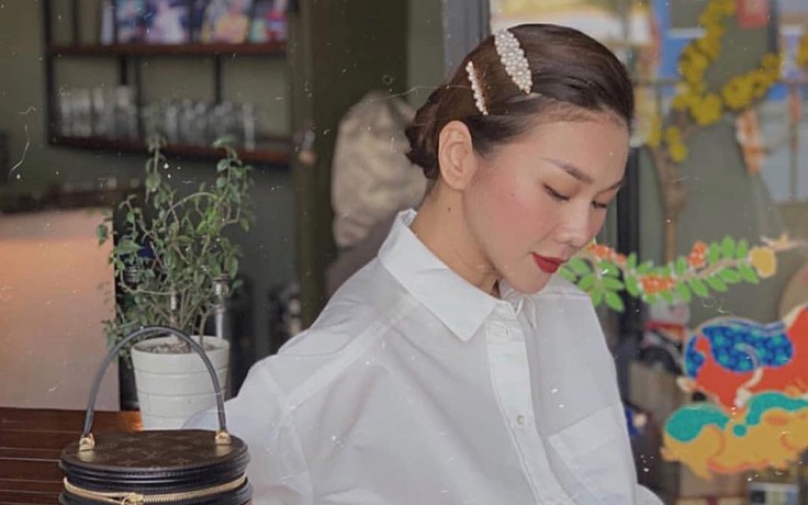 Tạo kiểu tóc xinh cùng kẹp tóc ngọc trai ngọt ngào