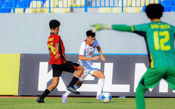 U.17 Việt Nam gây ấn tượng mạnh ở giải Đông Nam Á
