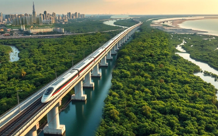 Quý 4/2028 sẽ chạy thử tuyến metro Bến Thành - Cần Giờ