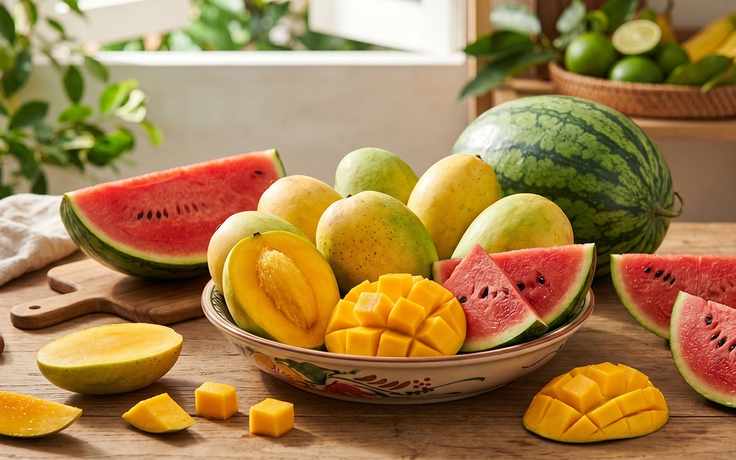 Xoài hay dưa hấu: Loại nào làm tăng đường huyết chậm hơn?