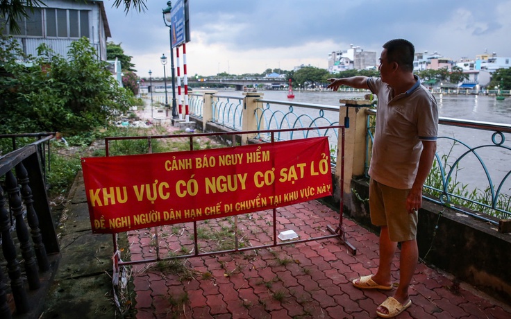 Dự án chống sạt lở bán đảo Thanh Đa 'kẹt' vì 3 hộ chưa giao mặt bằng