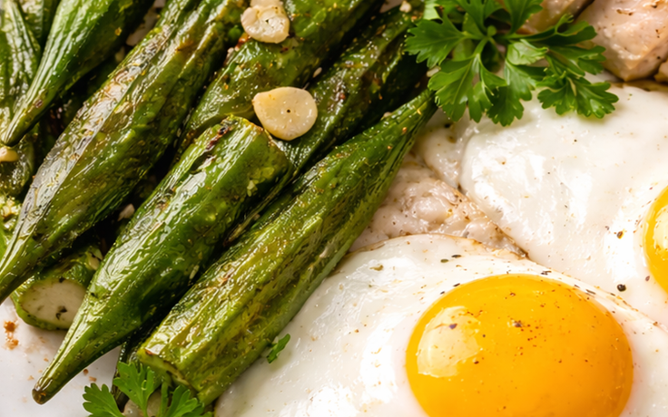 Đậu bắp kết hợp món này, hiệu quả ổn định đường huyết tăng gấp đôi