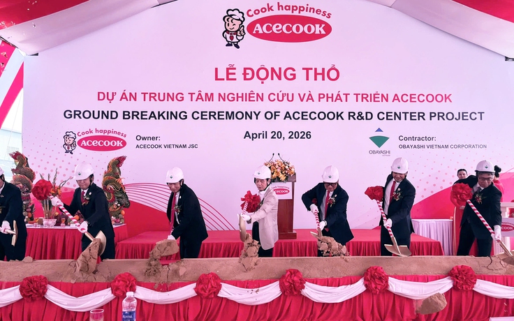 Acecook Việt Nam xây dựng Trung tâm Nghiên cứu và Phát triển mới